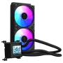 Watercooler Kalkan Aura Lcd 240mm ARGB Preto Tela Lcd 2.4 3