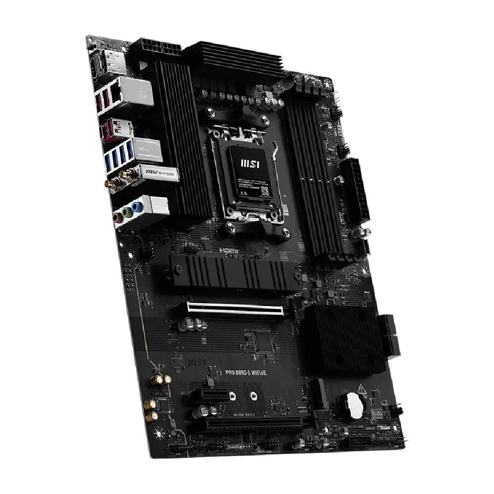 Placa Mãe Msi Pro B850-s Wifi6e Am5 4xDDR5 Chipset Amd B850 Atx 5