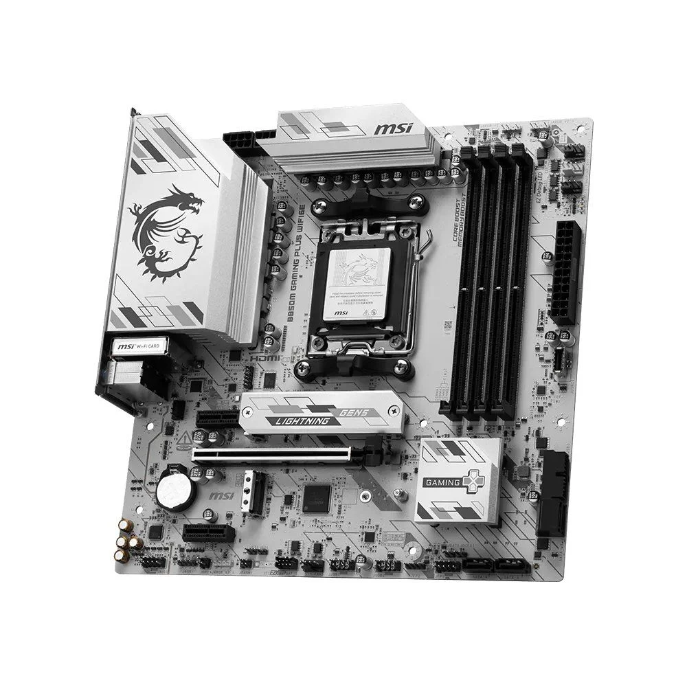 Imagem 4 de 4 do produto Placa Mãe MSI B850M GAMING PLUS WIFI6E AMD 5 4xDDR5 Chipset B850 mATX