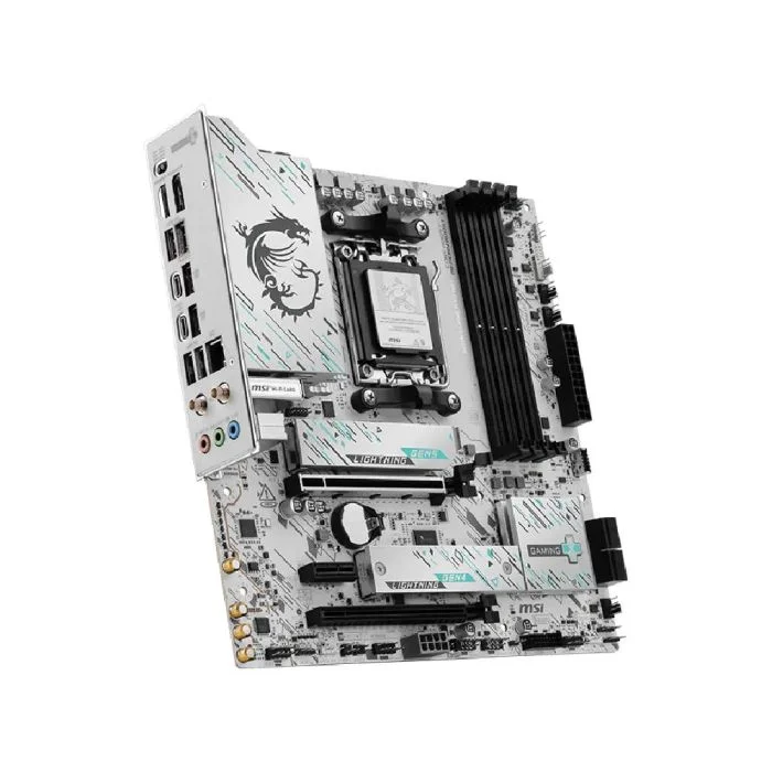 Placa Mãe Msi B850m Gaming Plus Wifi Am5 4xDDR5 Chipset Amd B850 Matx 5