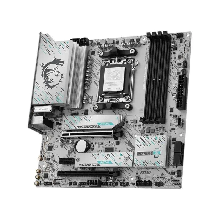 Placa Mãe Msi B850m Gaming Plus Wifi Am5 4xDDR5 Chipset Amd B850 Matx 6
