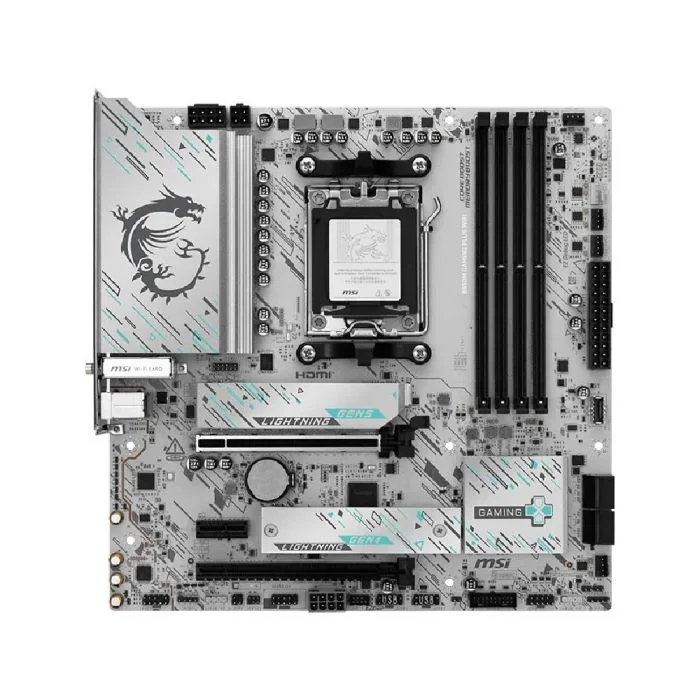 Placa Mãe Msi B850m Gaming Plus Wifi Am5 4xDDR5 Chipset Amd B850 Matx 8