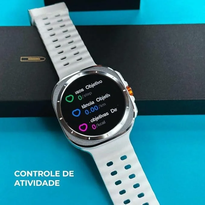 Imagem 4 de 4 do produto Smartwatch Ma27 Microwear Chatgpt Ia Faz Recebe Liga Gps Esportes - Prata