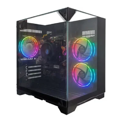 Computador Gamer Ntc Vulcano Amd Aq 1012 Ar Win11pro Dual Channel Amd Ryzen 5 5600gt Radeon Graphics 2x8GB Ddr4  512gb SSD C/3 Fans WINDOWS 11 Pro