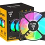 Kit Fan Eurus RGB 120x120mm 1100rpm C/3 Clanm 3