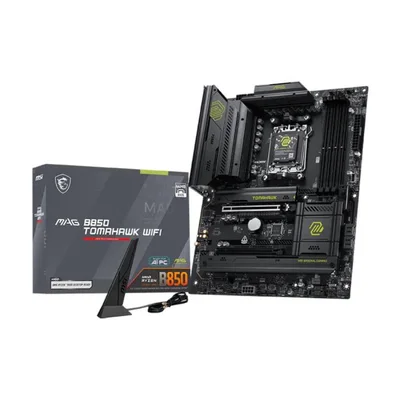 Placa Mãe Msi Mag B850 Tomahawk Wifi Am5 4xDDR5 Chipset Amd B850 Atx