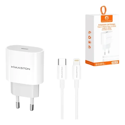 Carregador Turbo 20w Para Iphone 7 A 14 Com Cabo Resistente