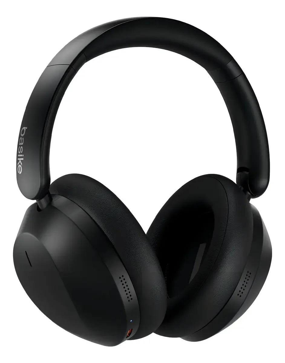 Fone De Ouvido Bluetooth, Anc Cancelamento De Ruído Ativo Headphone Bluetooth 5.4 Headset Com Microfone, Certificação Hi-res Preto