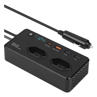 Inversor Energia 350w 6 Portas Usb Usbc 12v 110v Transformador