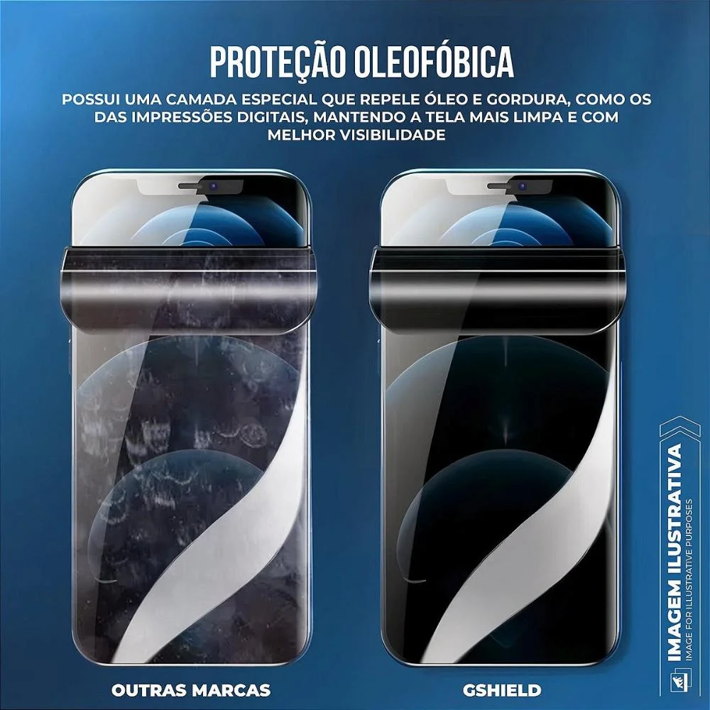 Imagem 3 de 5 do produto Película Para Infinix Smart 10 - Privacidade Hydrogel - Gshield