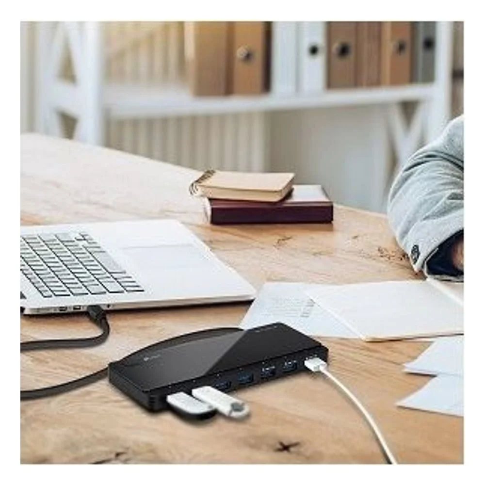 Imagem 3 de 3 do produto Hub Usb 3.0 Tp-link Uh700 7 Portas Alta Velocidade 5gbps Compatível WINDOWS Mac Plug And Play