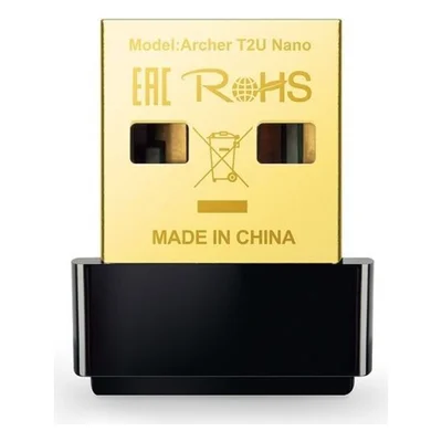 Adaptador Usb Wi-fi Dual Band Tp-link Archer T2u Nano Ac600 2.4ghz 5ghz 600mbps Compacto Alta Velocidade
