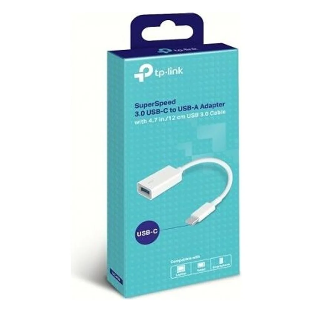 Imagem 2 de 3 do produto Adaptador Usb-c Tp-link Uc400 Usb 3.0 5gbps Compatível Mac WINDOWS Plug And Play Compacto