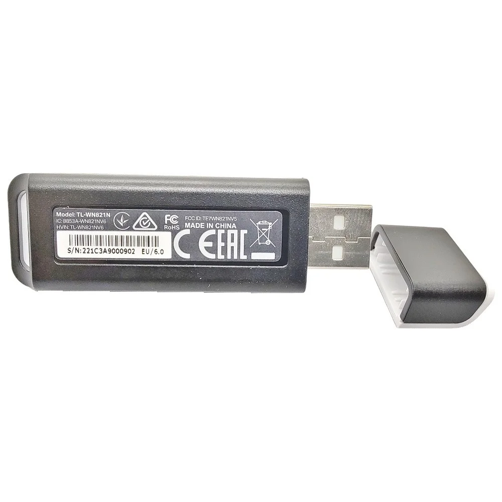 Imagem 2 de 3 do produto Adaptador Usb Tp-link Tl-wn821n 300mbps Atheros Wireless 802.11n Dual Band Plug And Play Antena Externa