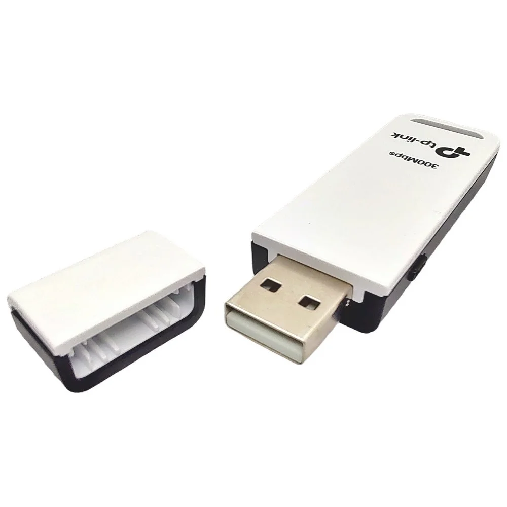 Imagem 3 de 3 do produto Adaptador Usb Tp-link Tl-wn821n 300mbps Atheros Wireless 802.11n Dual Band Plug And Play Antena Externa
