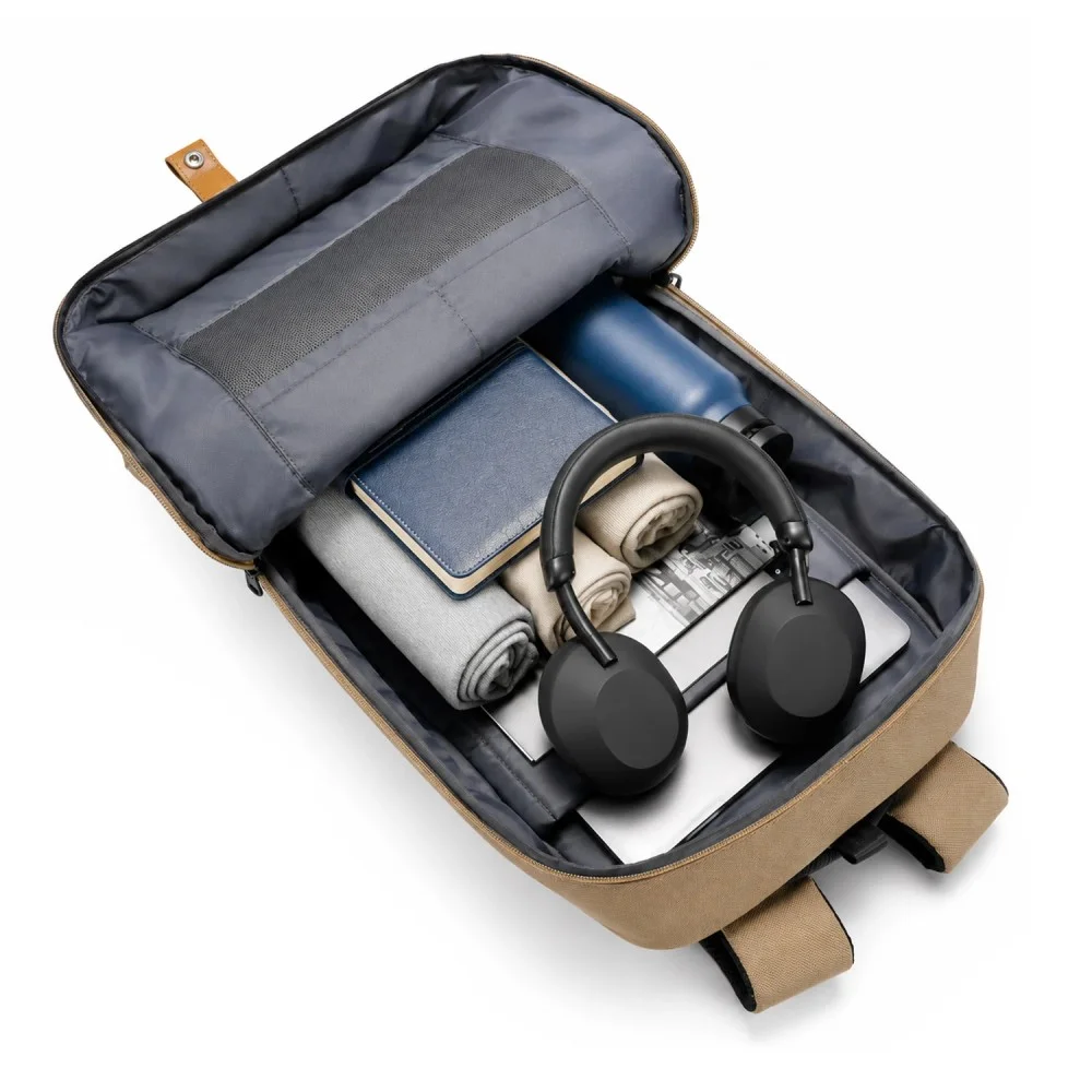 Imagem 2 de 3 do produto Mochila Para Notebook Ftx Terra-br 15.6" Marrom Resistente À Água Compartimento Para Acessórios Ergonomica Com Alças Ajustáveis
