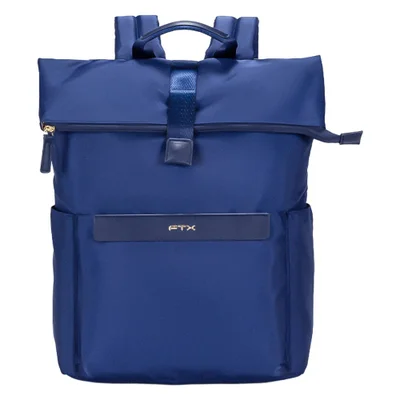 Mochila Para Notebook Ftx Olivia-bl 15.6" Azul Impermeável Compartimento Para Acessórios Ergonomica Alça Ajustável