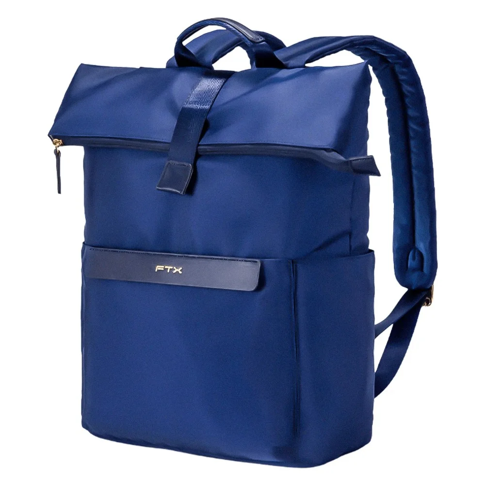 Imagem 3 de 3 do produto Mochila Para Notebook Ftx Olivia-bl 15.6" Azul Impermeável Compartimento Para Acessórios Ergonomica Alça Ajustável