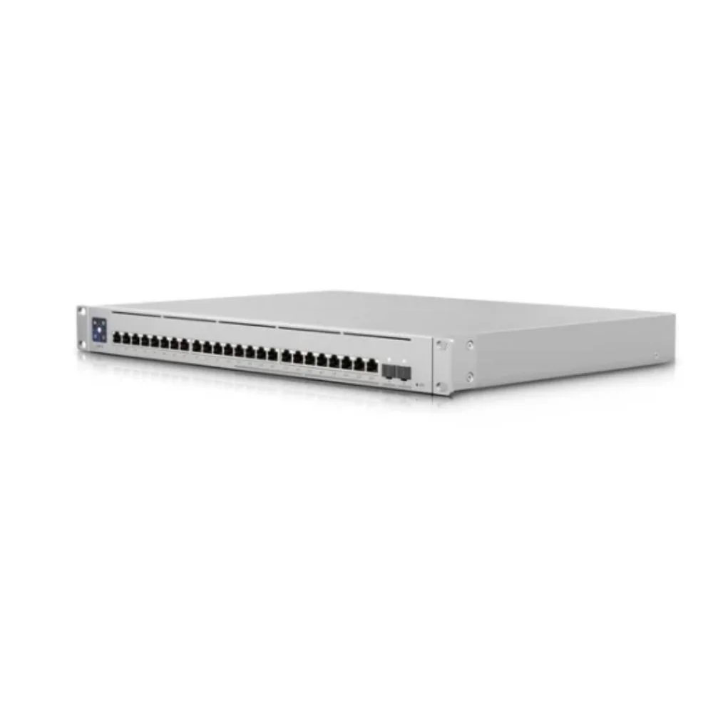 Imagem 4 de 4 do produto Switch Unifi Ubiquiti Enterprise 24 Portas Rj45 + 2 Portas Sfp+ 10g Layer 3 - Usw-enterprise-24-poe 400w