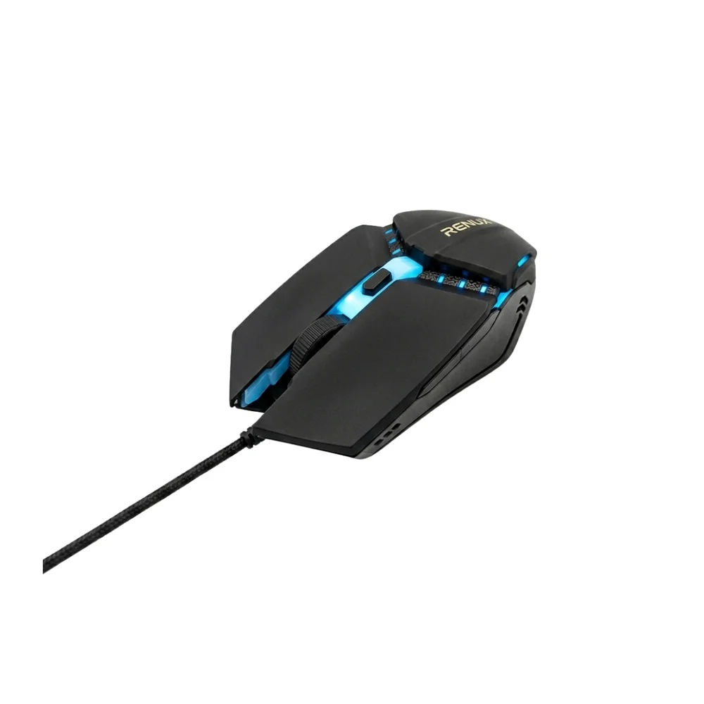 Imagem 2 de 4 do produto Mouse Gamer Renux 522 RGB 3000 Dpi Usb Ergonômico Com Fio