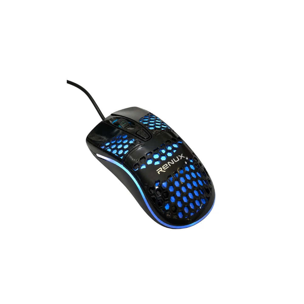 Imagem 2 de 4 do produto Mouse Gamer Renux 523 RGB 3000 Dpi Usb Ergonômico Com Fio
