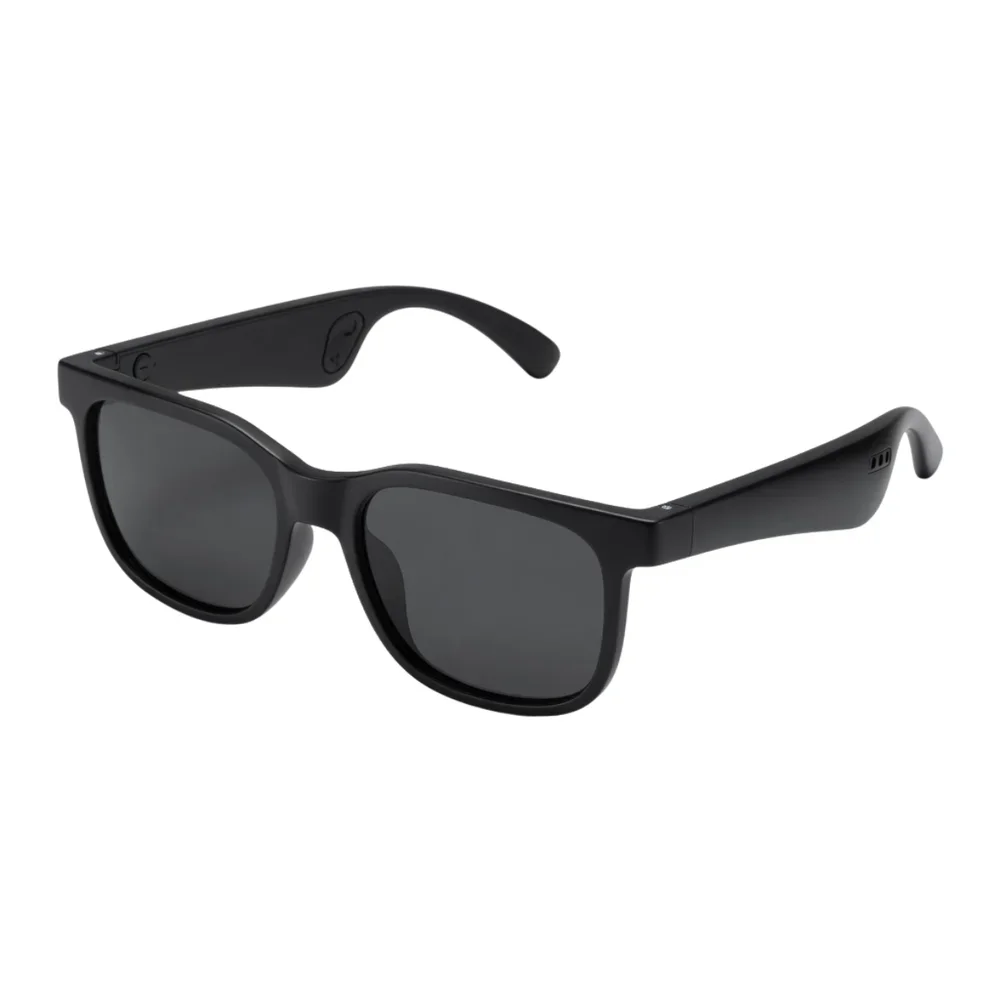 Óculos De Sol Bluetooth Com Fone E Microfone Sem Fio - Preto