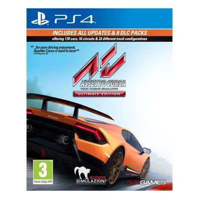 Jogo Assetto Corsa  Ultimate Edition Ps4   Europeu