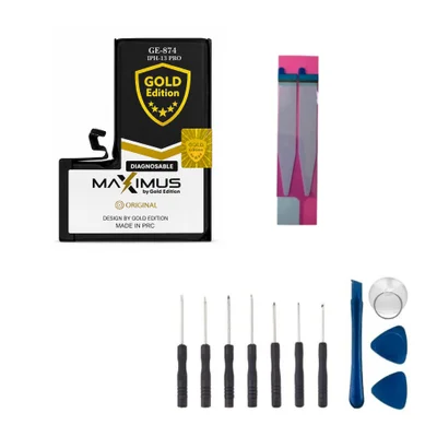 Kit Reparação De Bateria Gold Compatível Iphone 13 Pro 100%