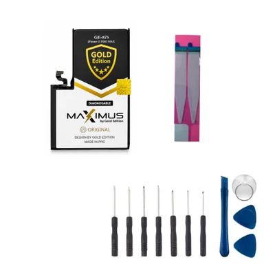 Kit Reparação De Bateria Gold Compatível Iphone 13 Pro Max