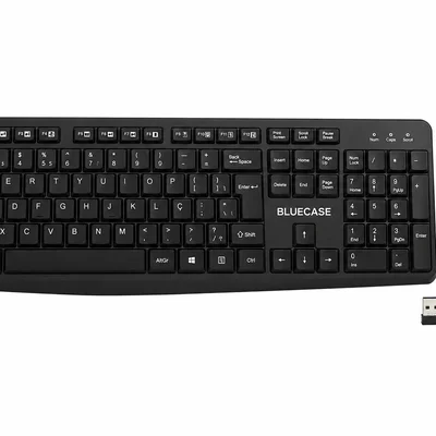 Kit Teclado E Mouse Sem Fio Bluecase Bmtw01 Abnt2