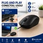 Mouse Usb Bluecase Bm111b 1600 Dpi Ergonômico Preto