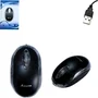 Mouse Óptico Anxin B100 Preto Usb Fio 800dpi 3 Botões Ergonomico