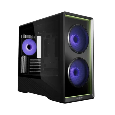 Gabinete Gamer Lian Li Vector V150 Infinity Microatx ARGB Com Fans Preto
