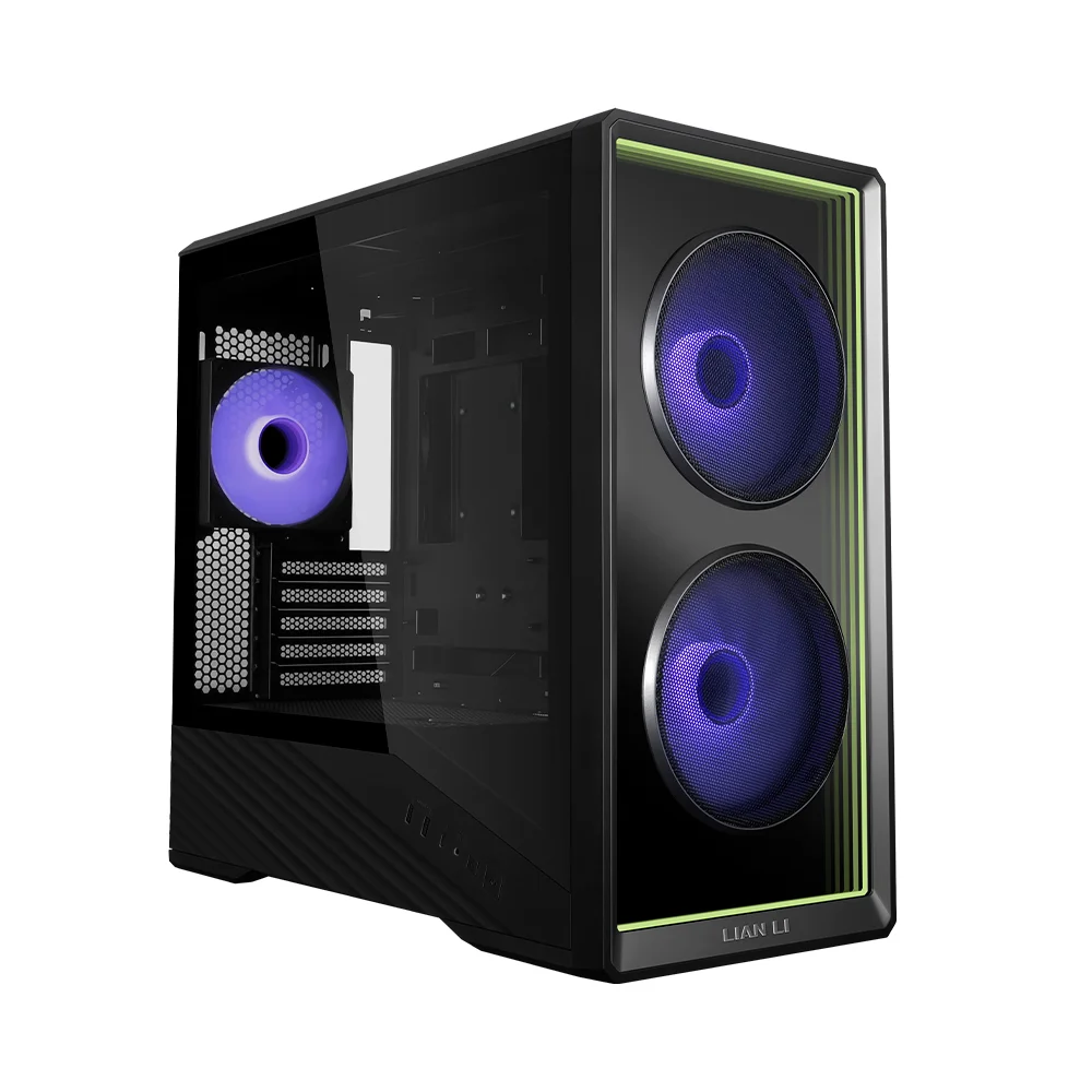 Gabinete Gamer Lian Li Vector V150 Infinity Microatx ARGB Com Fans Preto
