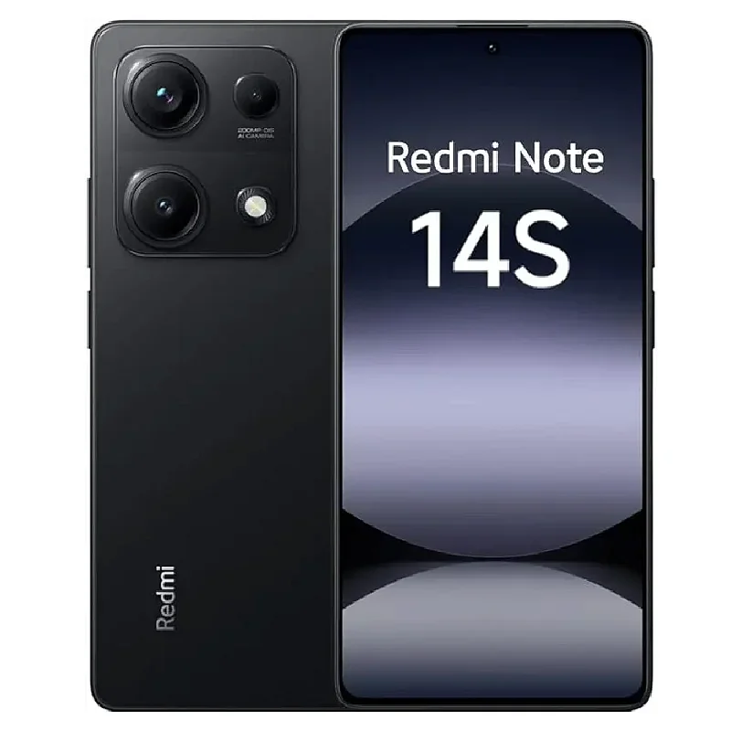 Smartphone Xiaomi Redmi Note 14s 256gb - 8GB Ram - Preto - Global