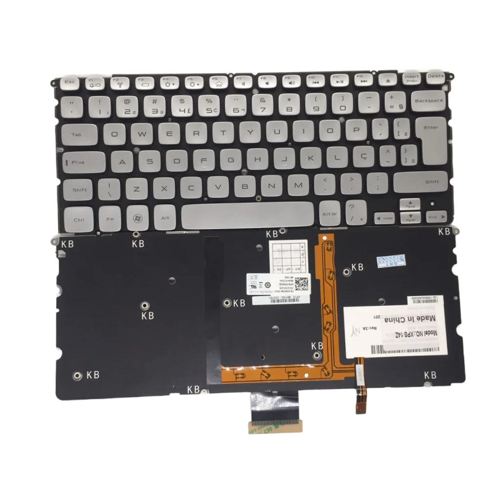 Teclado P/ Notebook Dell Xps 14z - Padrão Br-iluminado