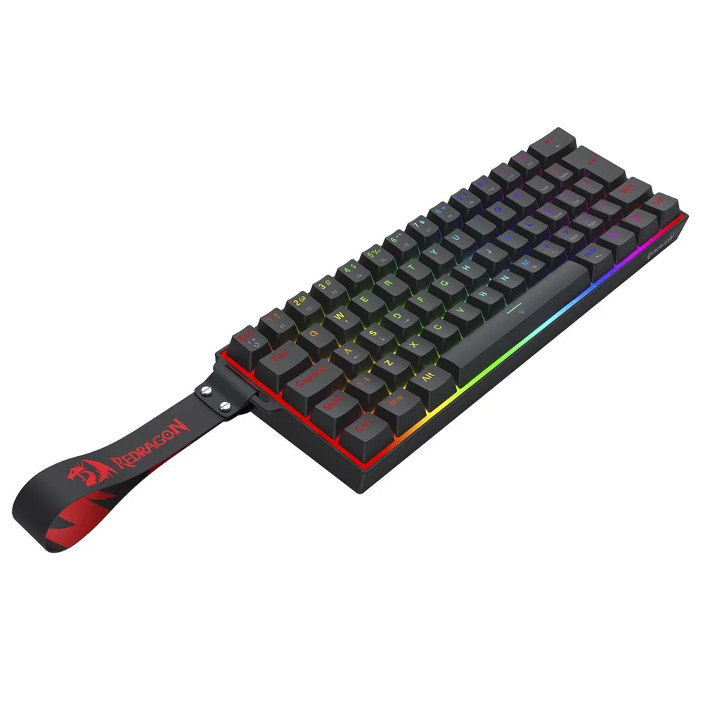 Imagem 4 de 5 do produto Teclado Mecanico Redragon Fizz+ 60% Switch Magnetic Ambermag