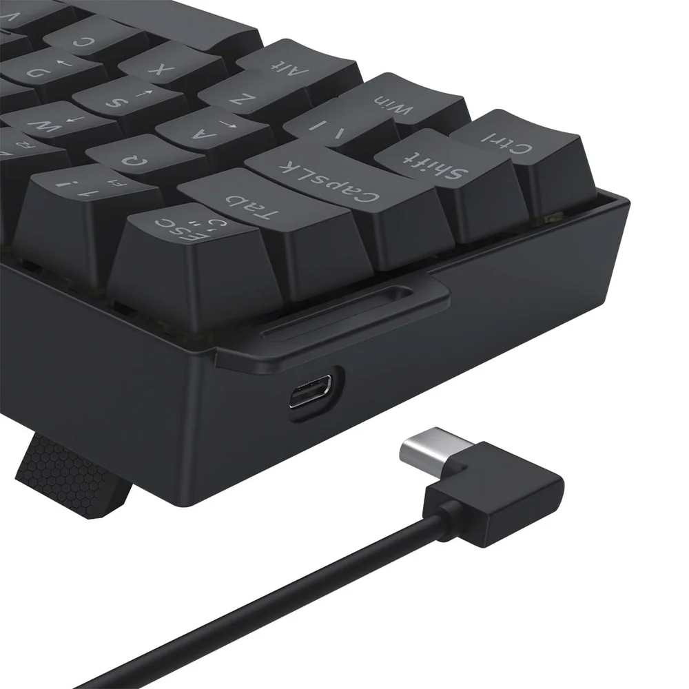 Imagem 5 de 5 do produto Teclado Mecanico Redragon Fizz+ 60% Switch Magnetic Ambermag
