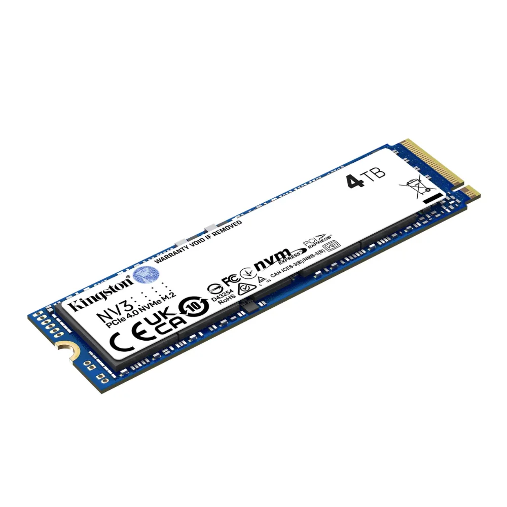 Imagem 2 de 3 do produto SSD M.2 4TB Kingston Nv3 Nvme PCie Snv3s/4000g 6000/5000 Mb/s