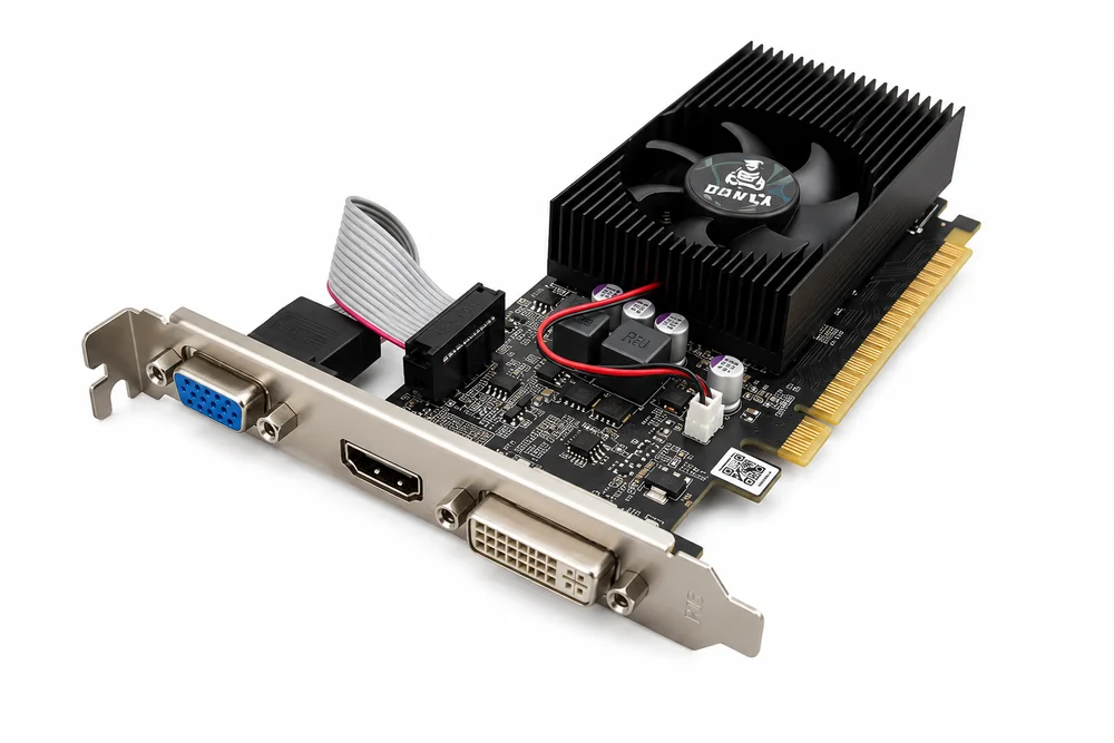 Placa De Vídeo Nvidia Geforce Gt730 4gb Ddr3 128 Bits HDMI Dvi Vga Clanm