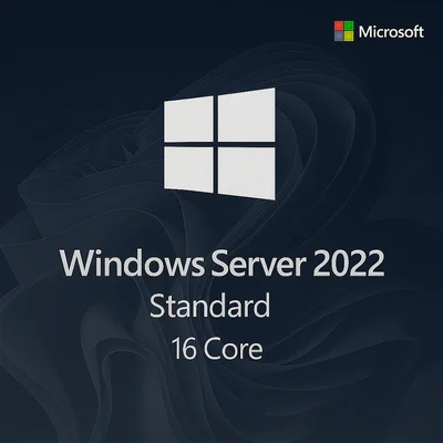 WINDOWS Server Standard 16 Core 2022 Cartão Fisico Chave de Ativação