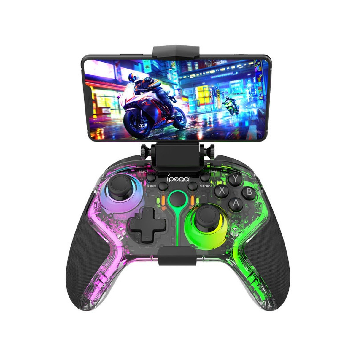 Controle Gamer Sem Fio RGB Compatível Com PC Console Celular Ípega Pg-9666t