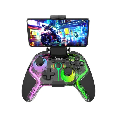 Controle Gamer Sem Fio RGB Compatível Com PC Console Celular Ípega Pg-9666t