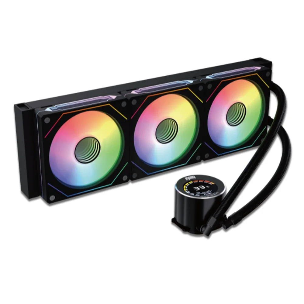 Water Cooler Fan G-vr360pro 360mm RGB E Controle Pwm Tdp 300w 4