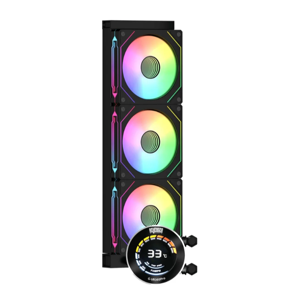 Water Cooler Fan G-vr360pro 360mm RGB E Controle Pwm Tdp 300w 5