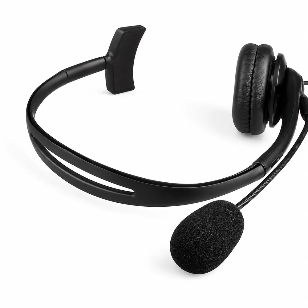 Imagem 4 de 4 do produto Fone Headset Monoauricular Microfone Conexão Usb Com Mudo