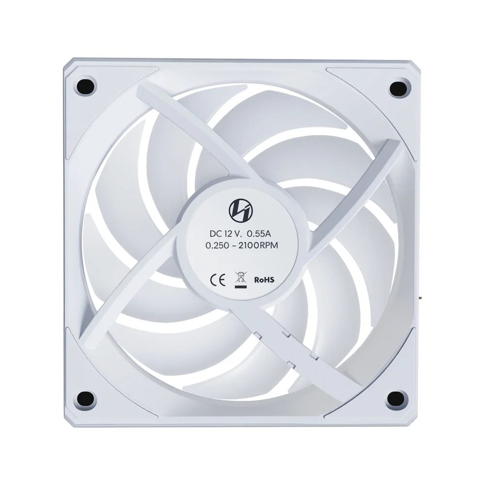 Kit 3 Fans Lian Li Uni Fan Cl Wifi Reverse Blade 12rcl1w3w 7
