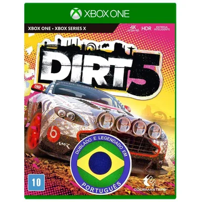 Dirt 5 Mídia Física XBOX One Series X Mídia Física Lacrado Português Br