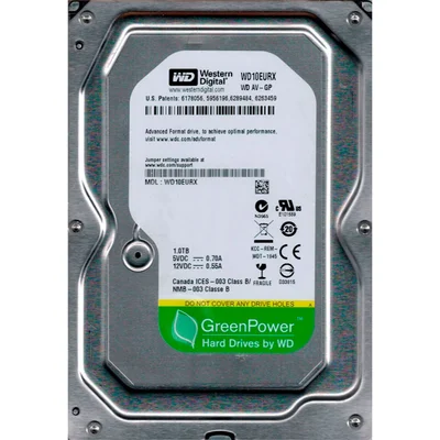 Hd Wd Greenpower 1TB Wd10eurx 7200rpm 64mb Sata Iii