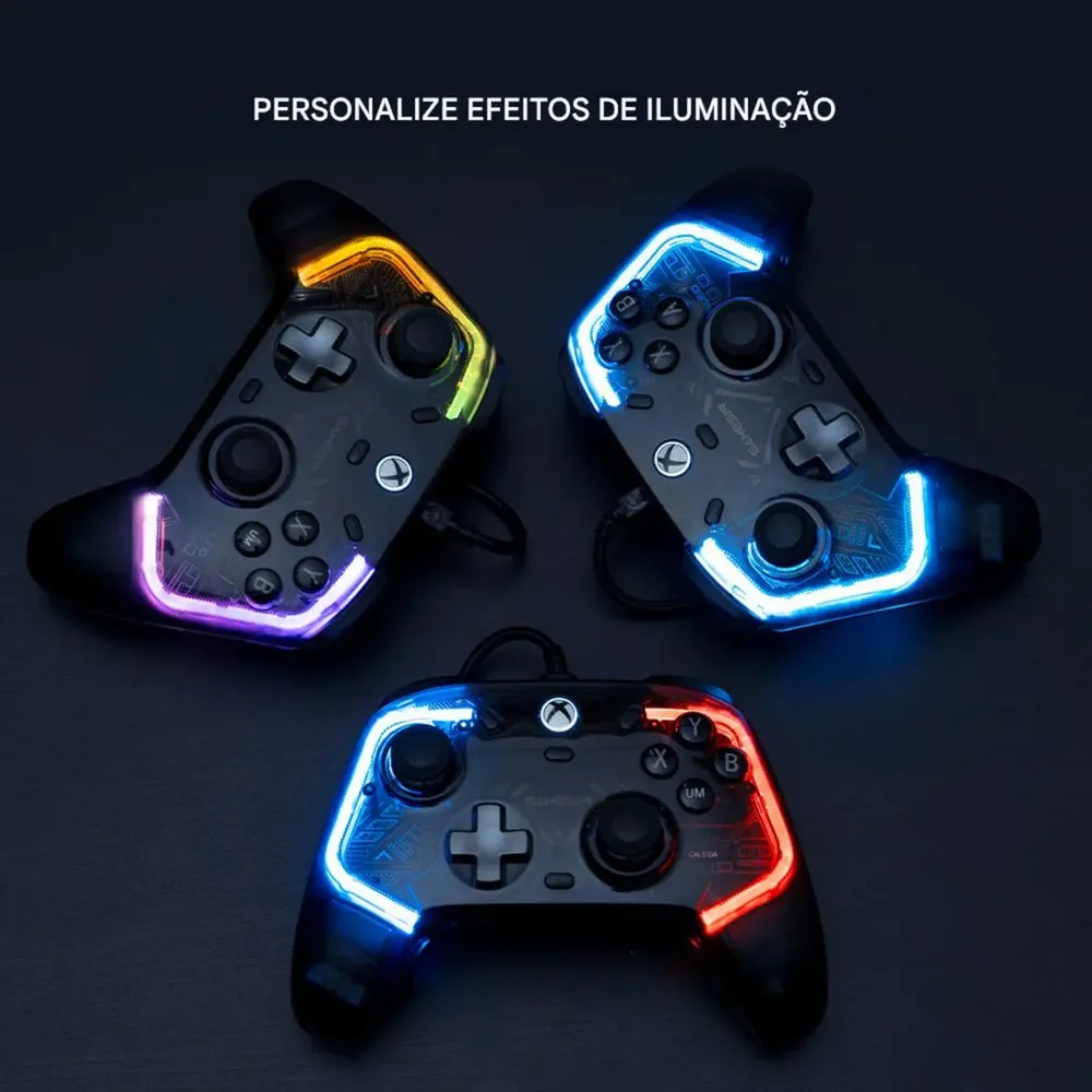 Imagem 2 de 5 do produto Controle Gamesir Kaleid K1 Wired Para XBOX E PC RGB Hall Effect